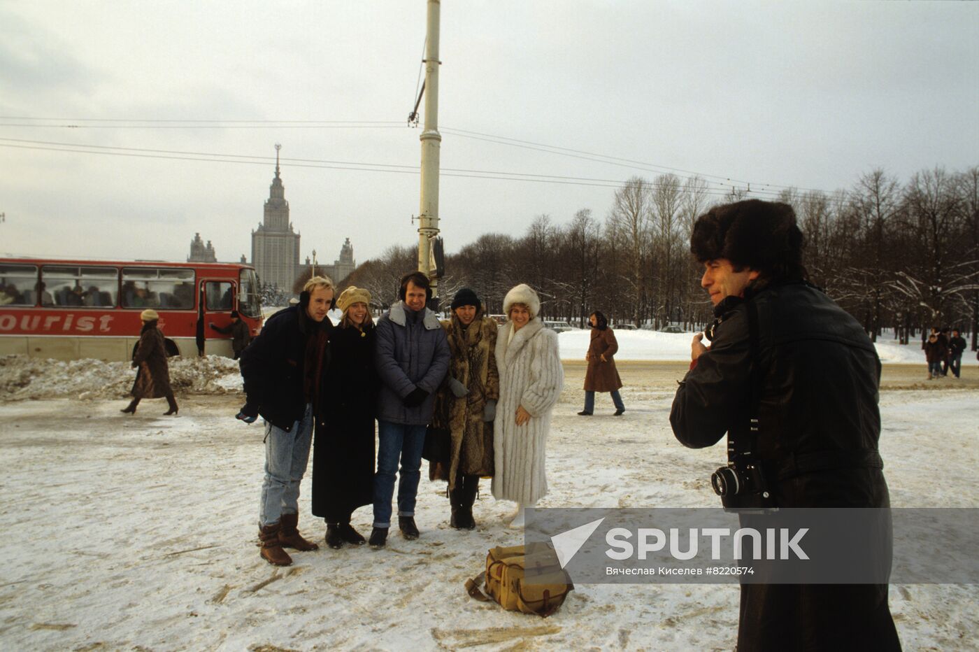 American tourists in USSR