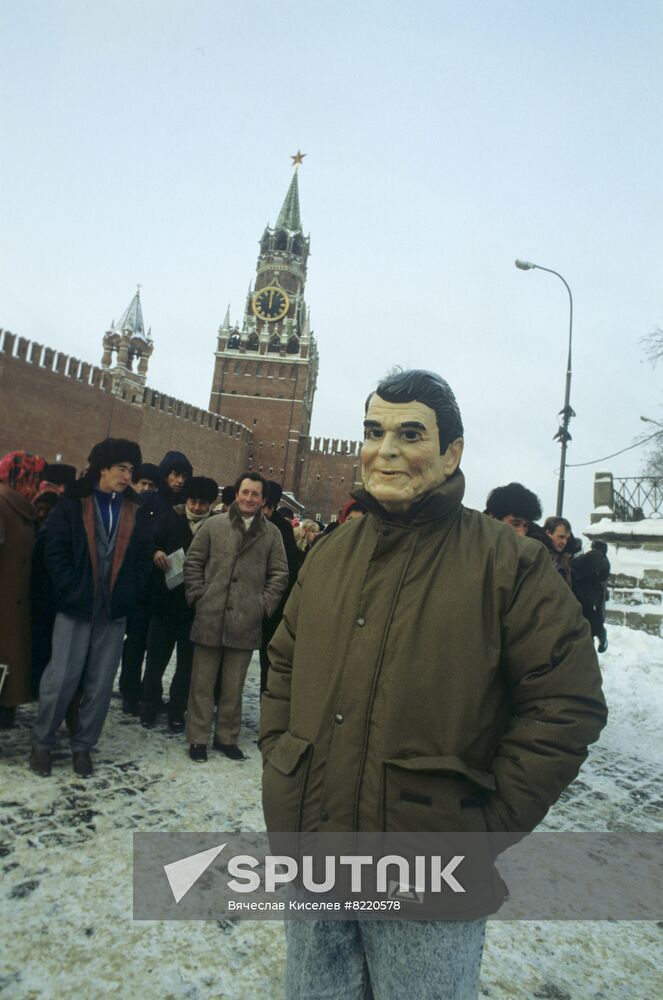 American tourists in USSR