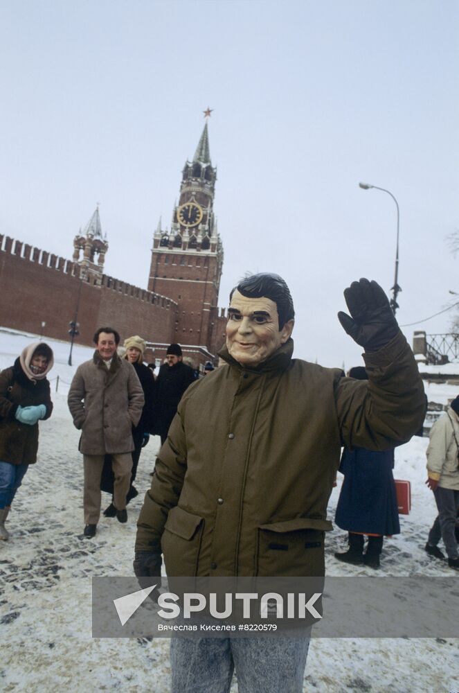 American tourists in USSR