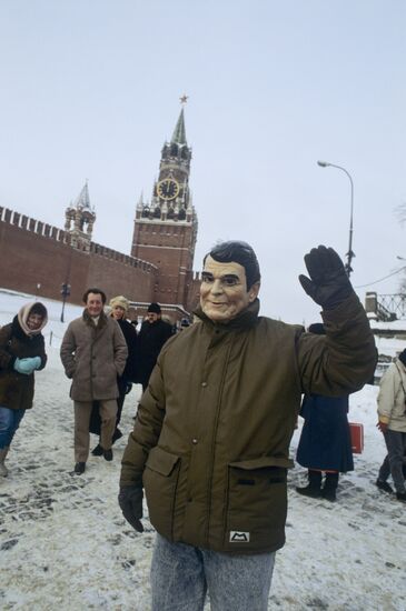 American tourists in USSR