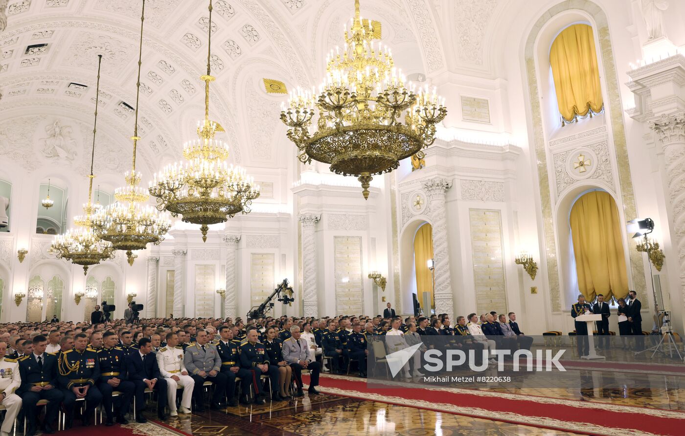 Russia Putin Higher Military Schools Graduates