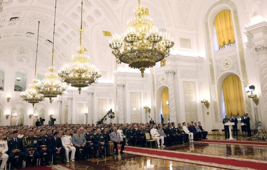 Russia Putin Higher Military Schools Graduates