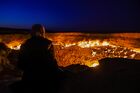 Turkmenistan Karakum Shining Gas Crater