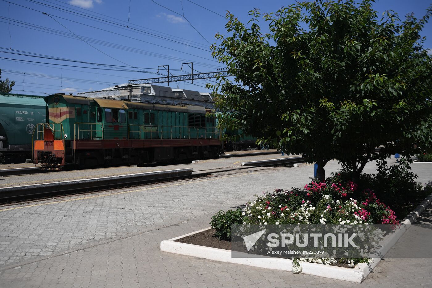Ukraine Russia Military Operation Melitopol Railway Station