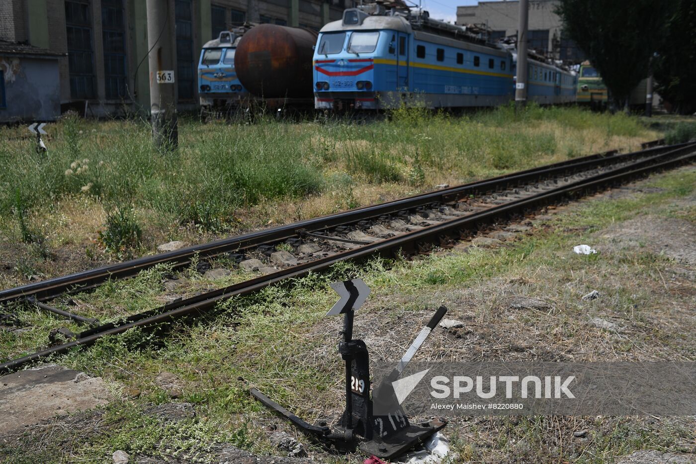 Ukraine Russia Military Operation Melitopol Railway Station