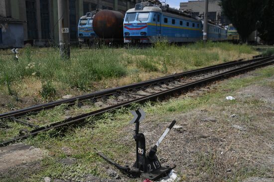 Ukraine Russia Military Operation Melitopol Railway Station