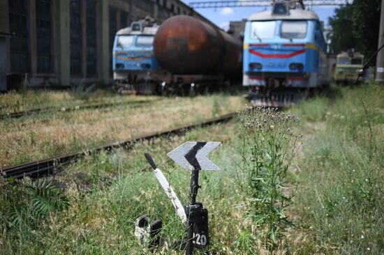 Ukraine Russia Military Operation Melitopol Railway Station