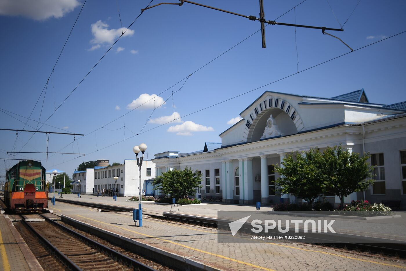 Ukraine Russia Military Operation Melitopol Railway Station