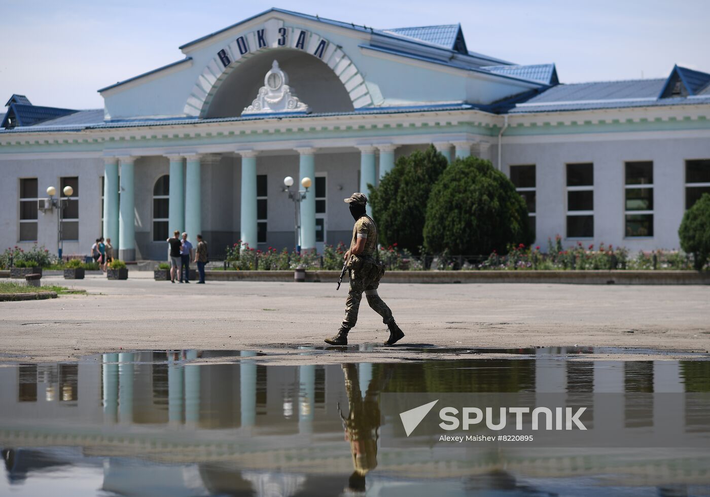 Ukraine Russia Military Operation Melitopol Railway Station