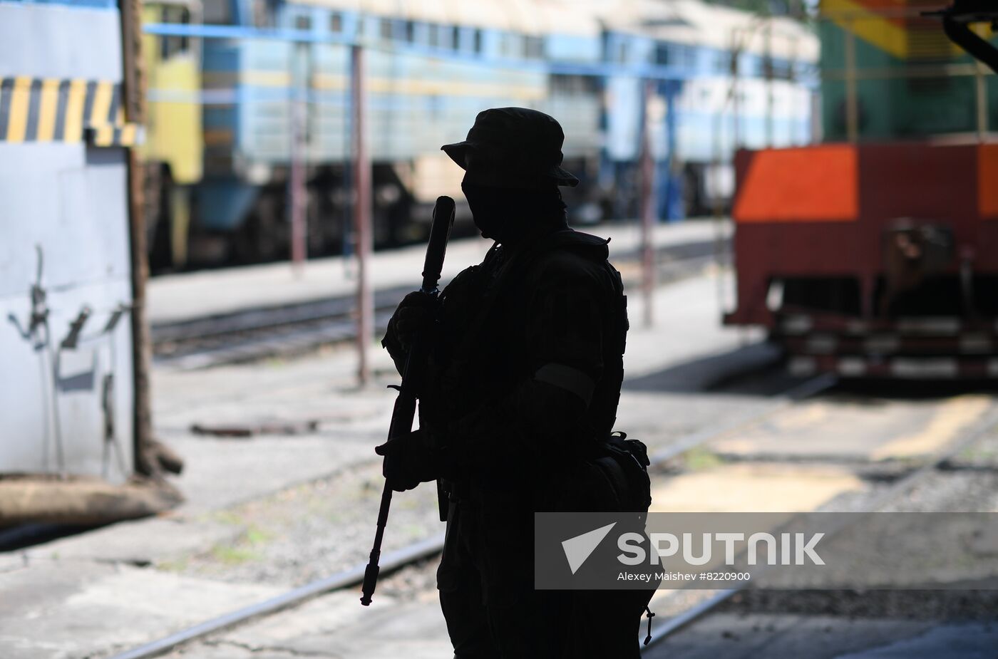 Ukraine Russia Military Operation Melitopol Railway Station