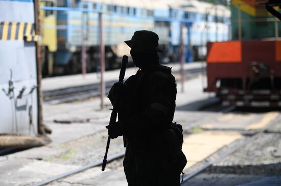 Ukraine Russia Military Operation Melitopol Railway Station