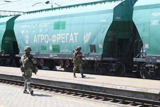 Ukraine Russia Military Operation Melitopol Railway Station