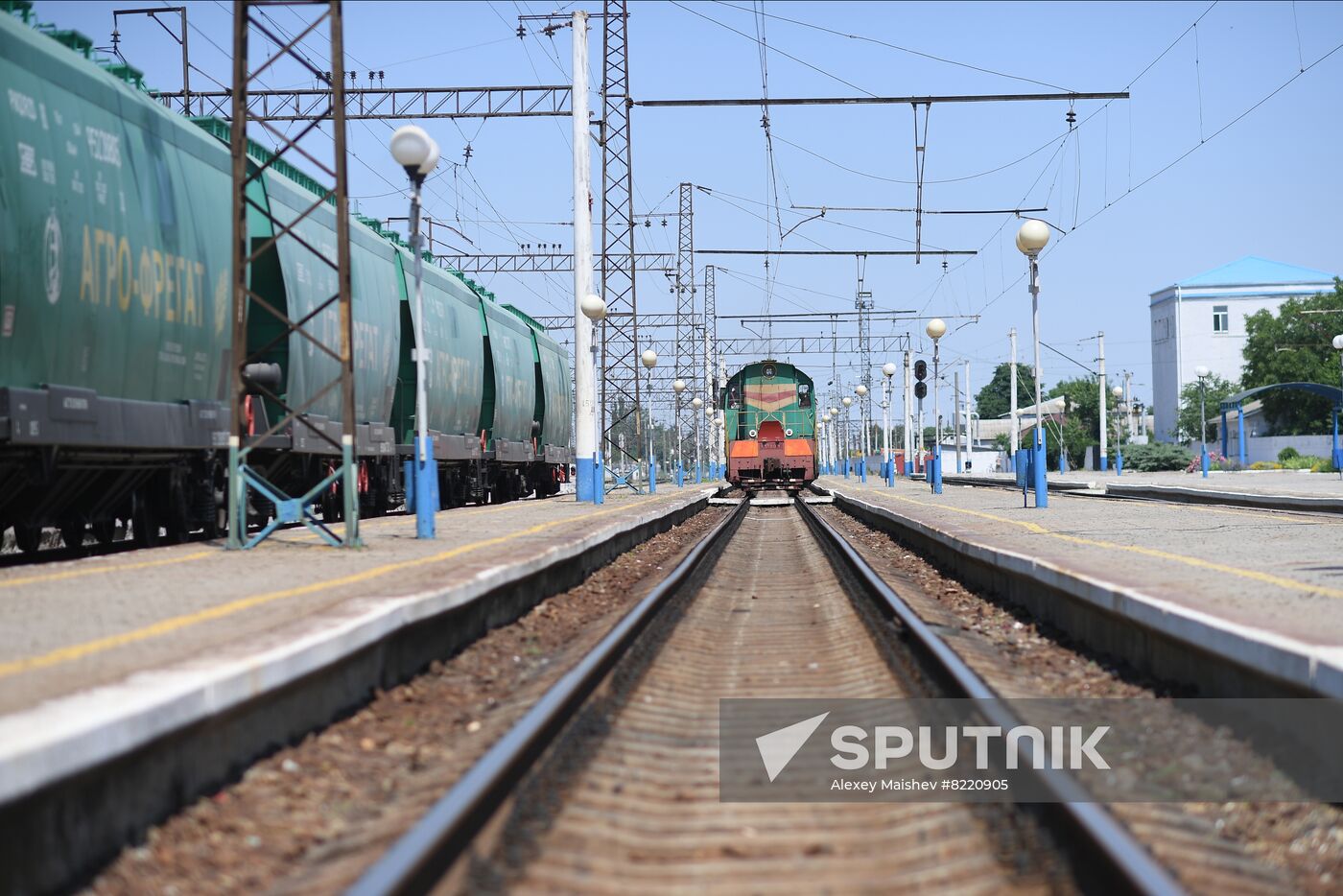 Ukraine Russia Military Operation Melitopol Railway Station