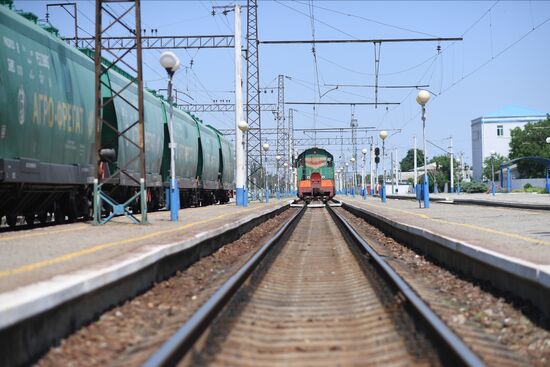 Ukraine Russia Military Operation Melitopol Railway Station