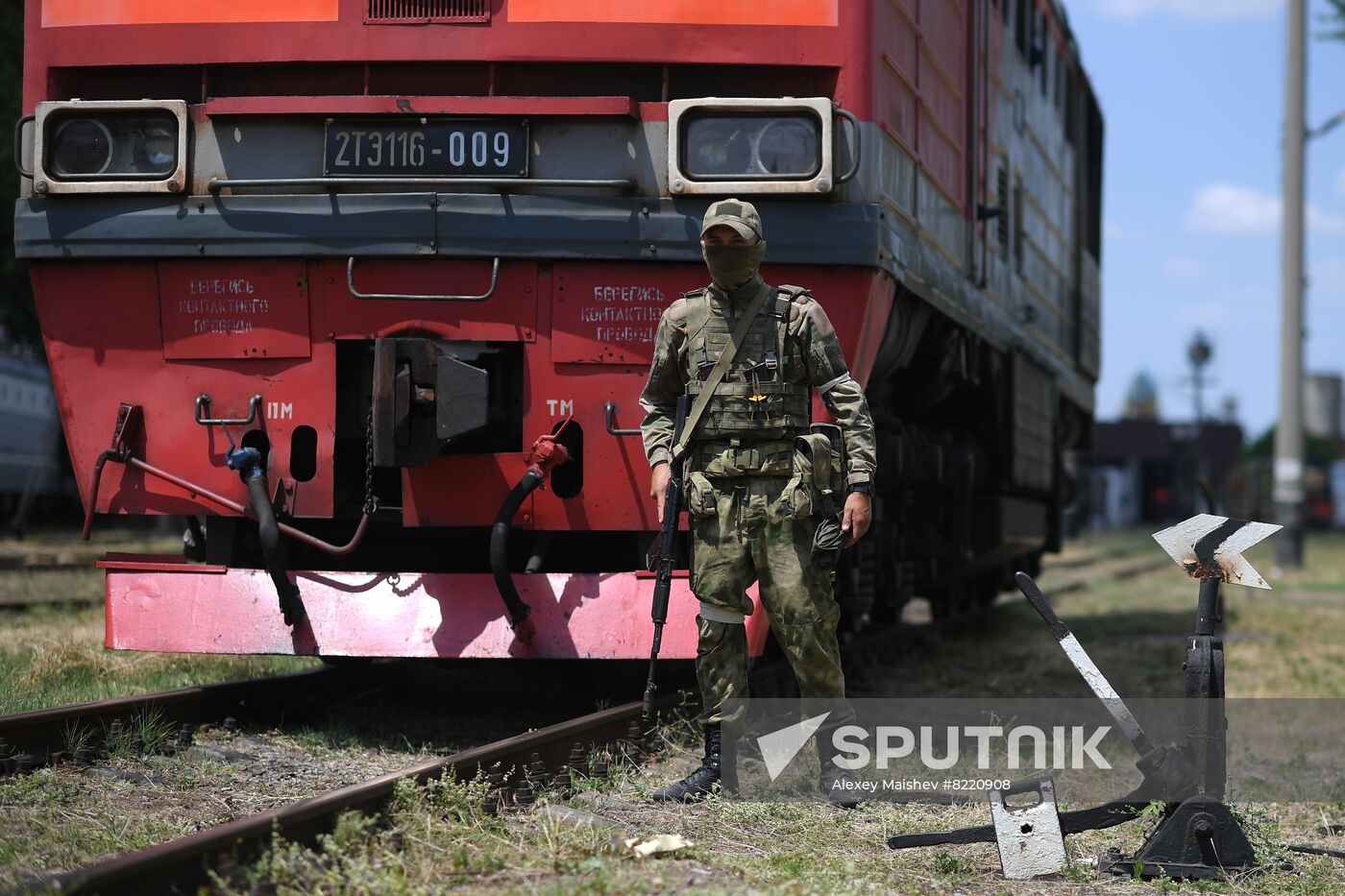 Ukraine Russia Military Operation Melitopol Railway Station