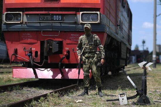 Ukraine Russia Military Operation Melitopol Railway Station