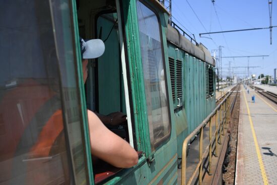 Ukraine Russia Military Operation Melitopol Railway Station