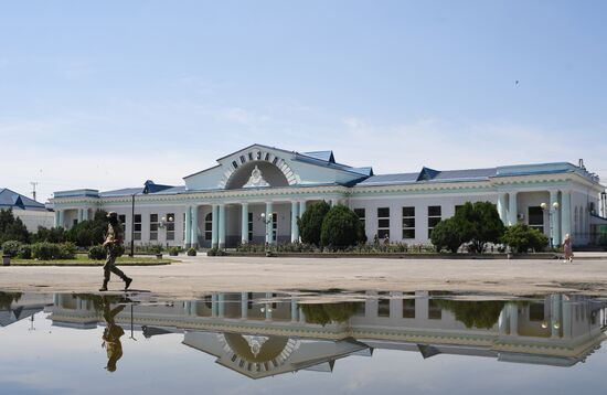 Ukraine Russia Military Operation Melitopol Railway Station