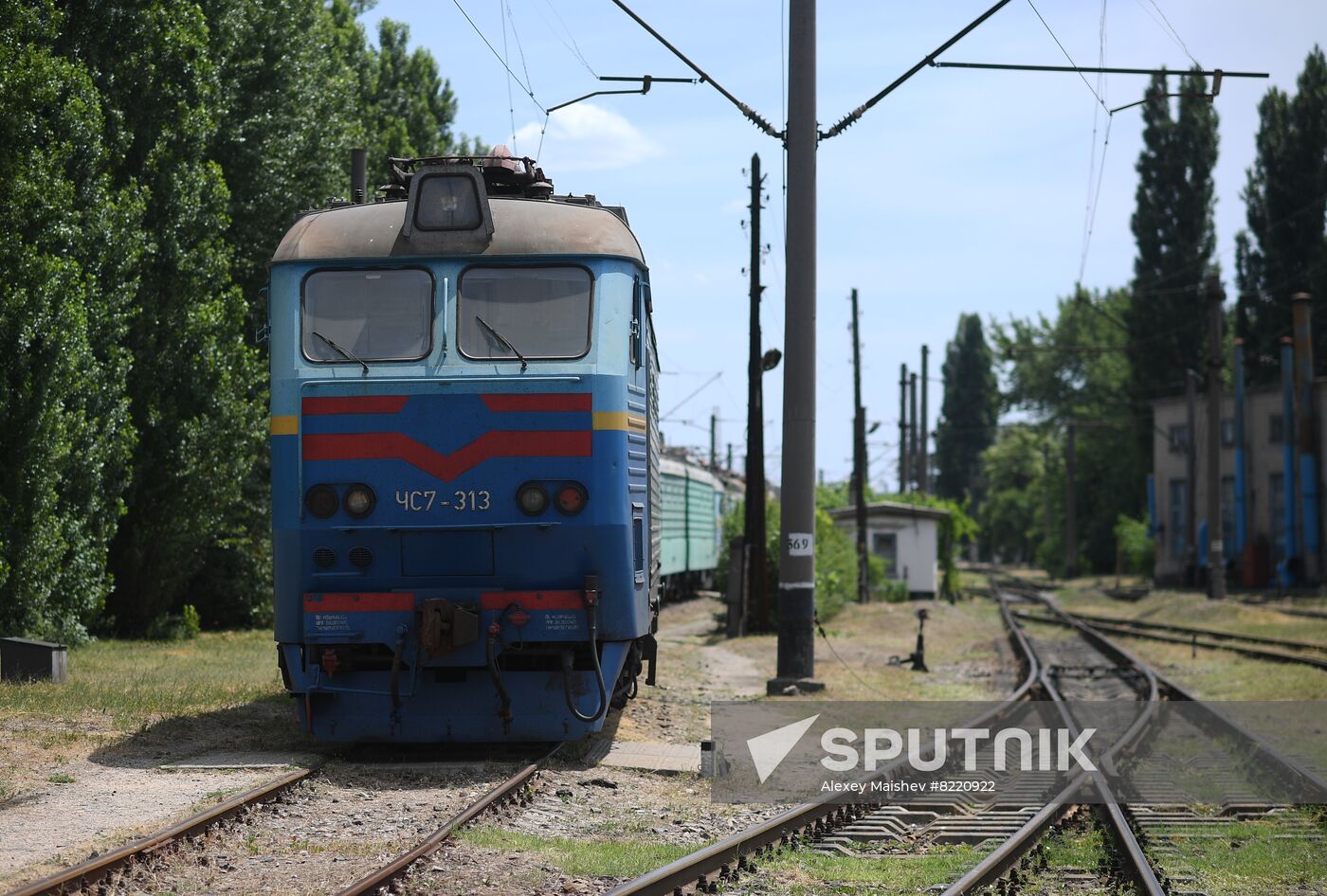 Ukraine Russia Military Operation Melitopol Railway Station