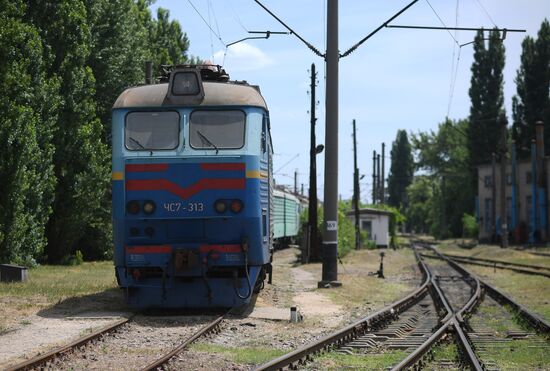 Ukraine Russia Military Operation Melitopol Railway Station