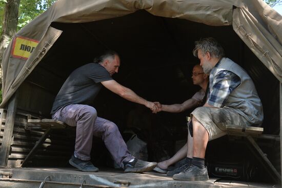 LPR Russia Ukraine Military Operation Evacuees