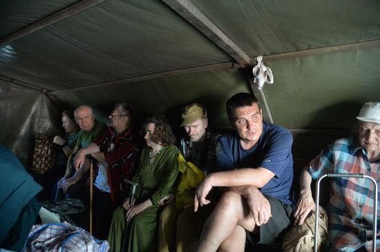 LPR Russia Ukraine Military Operation Evacuees