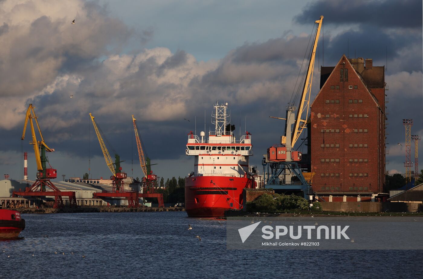 Russia Kaliningrad Sea Port