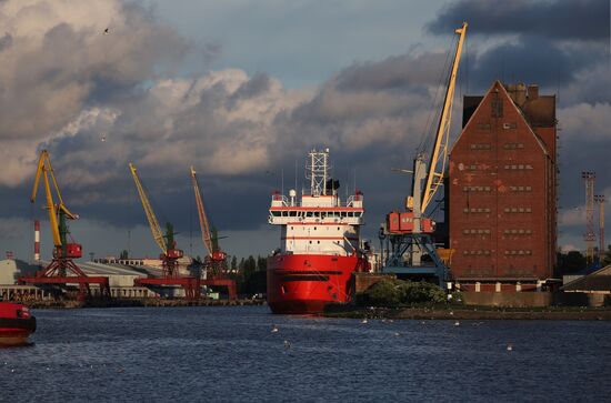 Russia Kaliningrad Sea Port