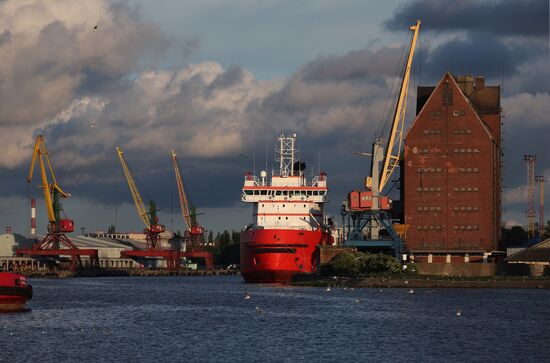 Russia Kaliningrad Sea Port