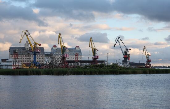 Russia Kaliningrad Sea Port