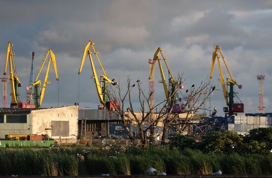 Russia Kaliningrad Sea Port