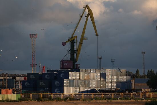 Russia Kaliningrad Sea Port