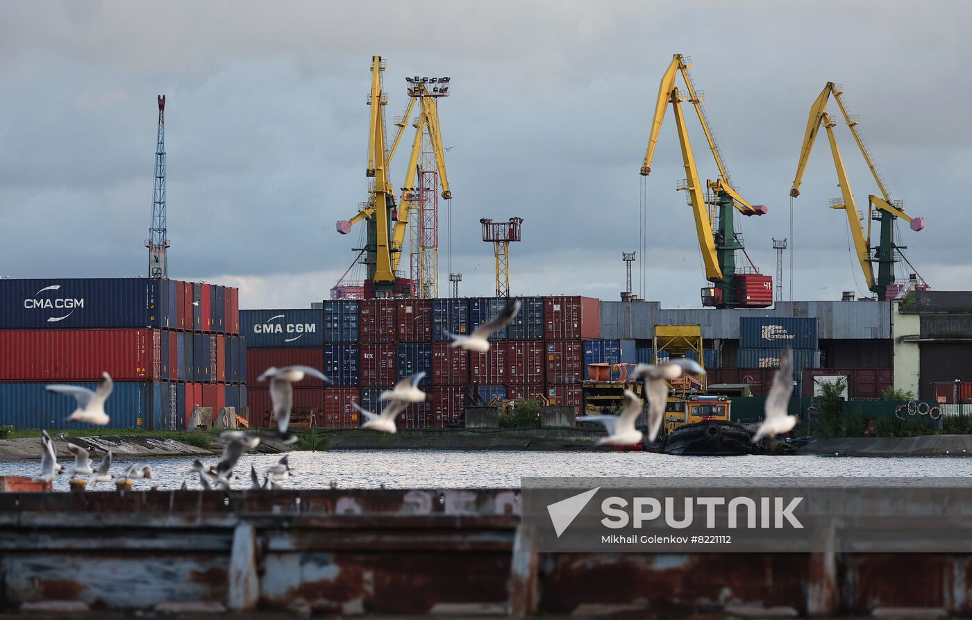 Russia Kaliningrad Sea Port