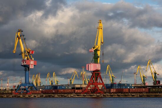 Russia Kaliningrad Sea Port
