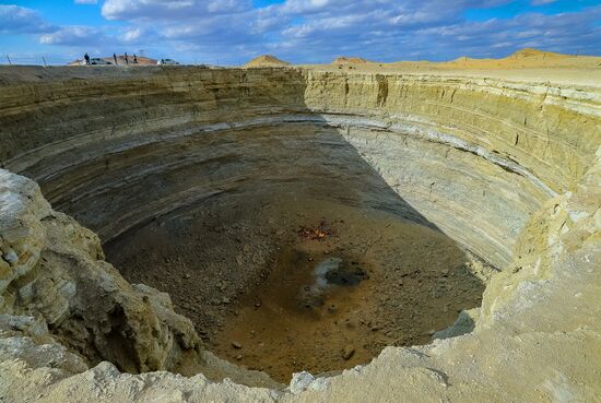 Turkmenistan Karakum Shining Gas Crater