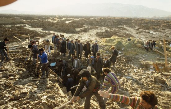 Gissar earthquake in Tajik SSR