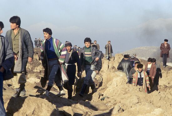 Gissar earthquake in Tajik SSR