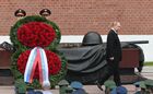 Russian President Vladimir Putin attends a wreath laying ceremony held on the Remembrance and Sorrow Day to mark the 81st anniversary of the Nazi German invasion into Soviet Union, at the Tomb of the Unknown Soldier by the Kremlin wall in Moscow, Russia. Location: Russia, Moscow. Author: Sergey Guneev/Sputnik. Russia Putin WWII Remembrance and Sorrow Day
