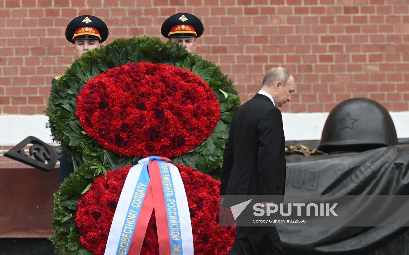 Russia Putin WWII Remembrance and Sorrow Day