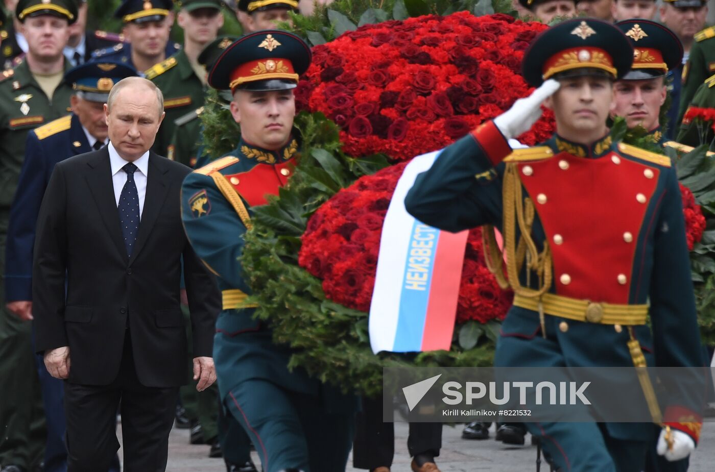 Russia Putin WWII Remembrance and Sorrow Day