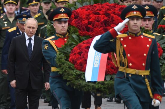 Russia Putin WWII Remembrance and Sorrow Day