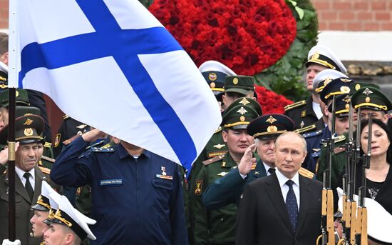Russia Putin WWII Remembrance and Sorrow Day