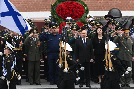 Russia Putin WWII Remembrance and Sorrow Day