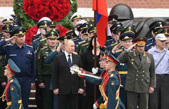 Russia Putin WWII Remembrance and Sorrow Day