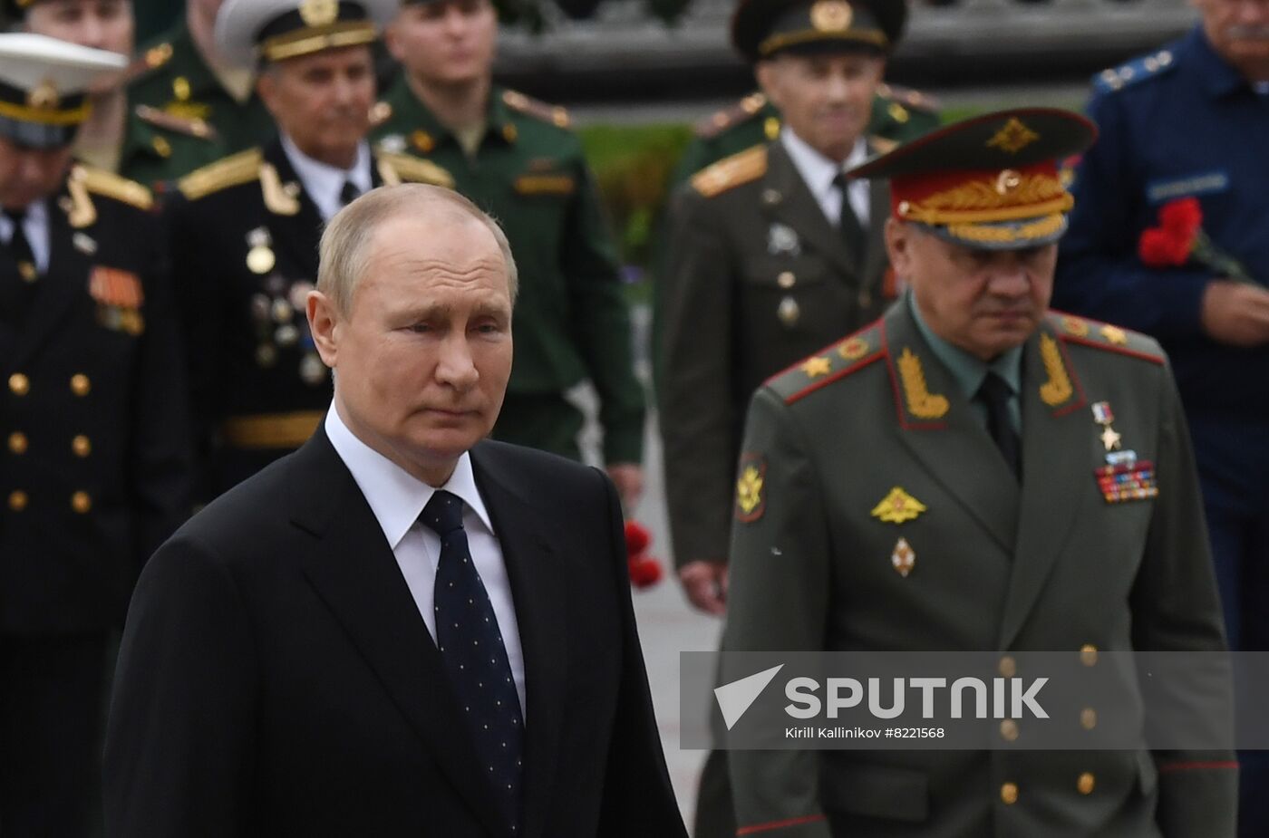 Russia Putin WWII Remembrance and Sorrow Day