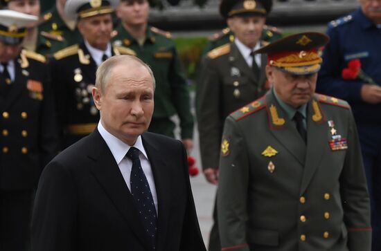 Russia Putin WWII Remembrance and Sorrow Day