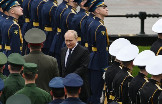Russia Putin WWII Remembrance and Sorrow Day