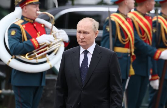 Russia Putin WWII Remembrance and Sorrow Day