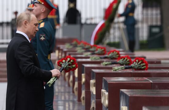 Russia Putin WWII Remembrance and Sorrow Day