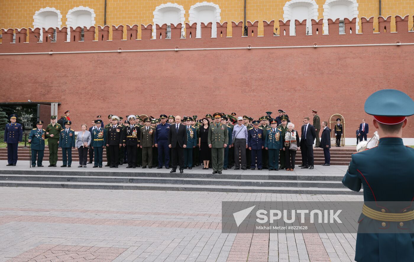 Russia Putin WWII Remembrance and Sorrow Day